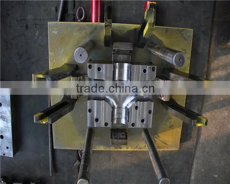 fitting mould PVC equal skew cross fitting mould 1 cavity