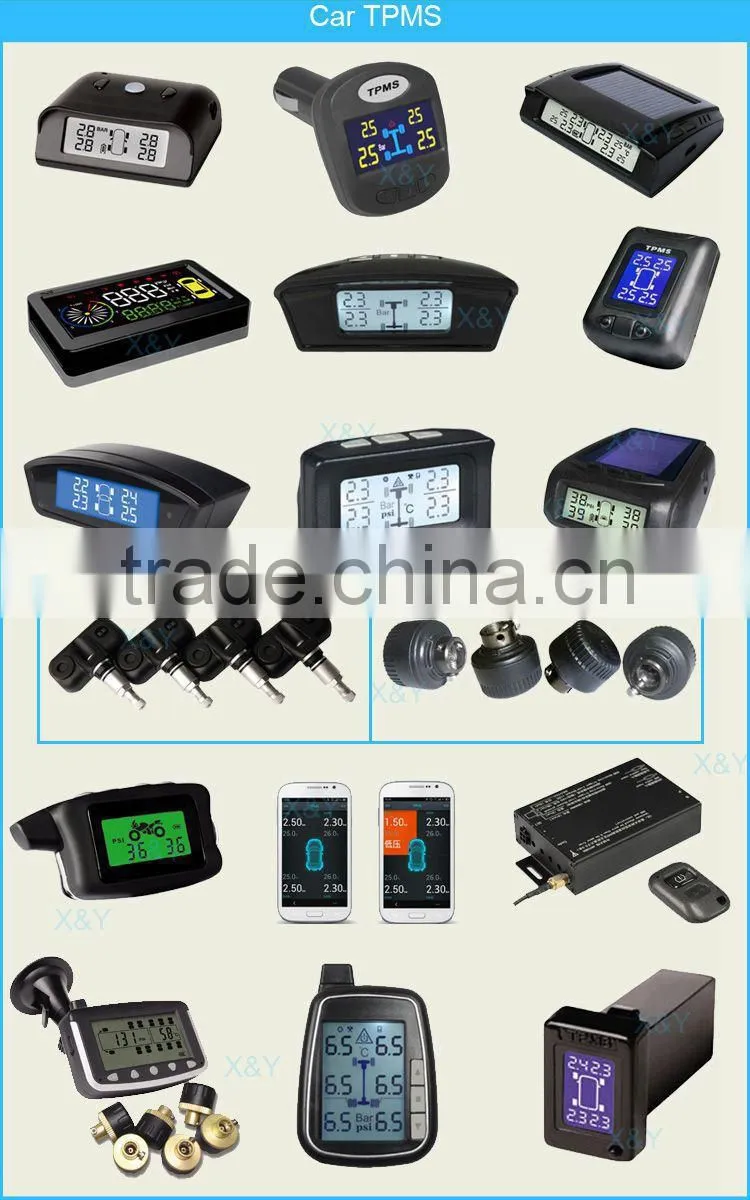 Bluetooth Tpms for Android&IOS mobile tire pressure monitoring system ,tire pressure guage tpms XY-TP8380i