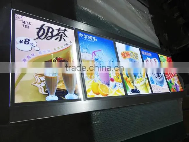 2015 New Shenzhen Fast Food Led Menu Sign