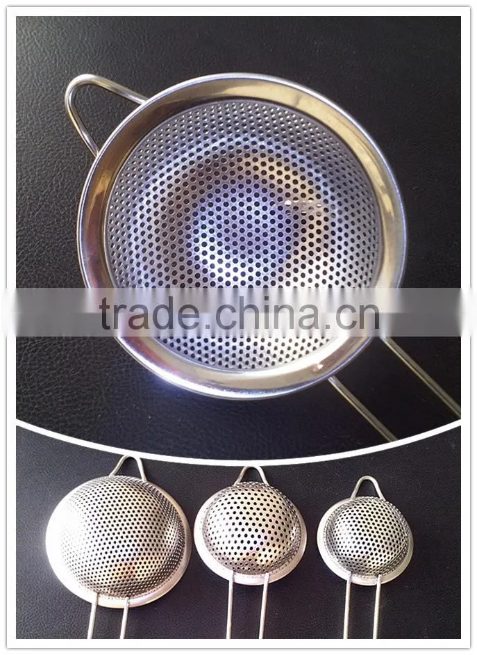 Highly polished satin-finished 18/10 stainless steel kitchen Utensils Skimmer Integrated hanging loop S63