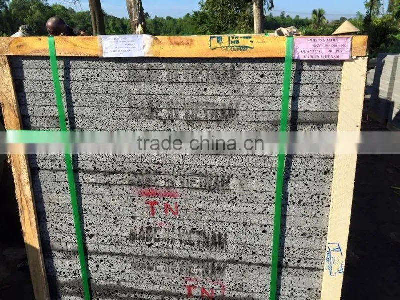 Basalt stone cube hand made