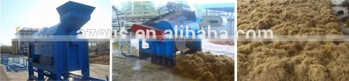 2T Capacity Coconut Fiber Making Machine
