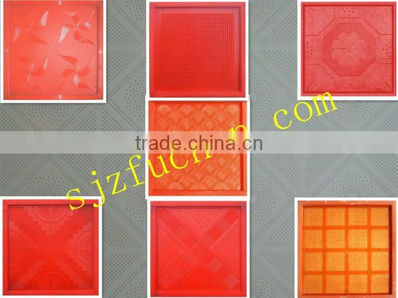 plaster ceiling board production line with 100pcs free moulds(600x600mm)