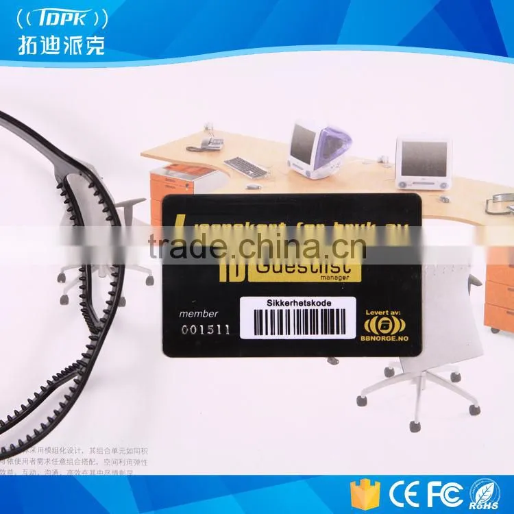 popular vip pvc plastic card with magnetic stripe