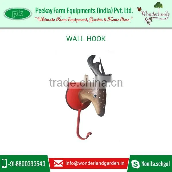 Antique Decorative Deer Face Wall Hook Used for Various Purpose at Best Selling Price