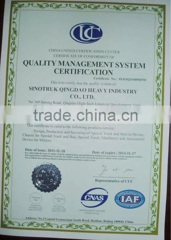 China16 cubic 8*4 special truck