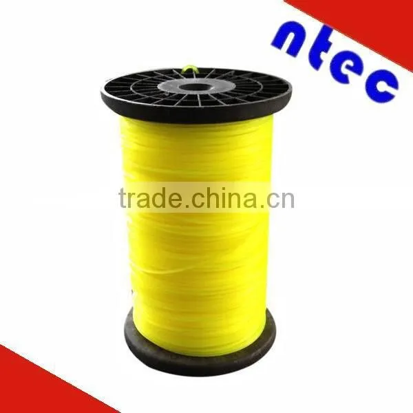 2.4mm*87m orange color grass trimmer line in garden tools