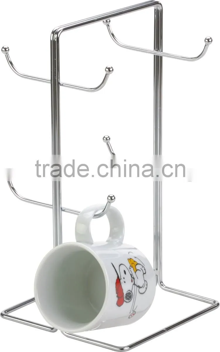 wire drink cup holder, metal kitchen cup holder