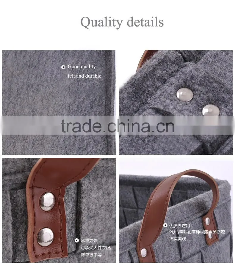 High Quality Handmade Felt Bag,Felt Storage Bags