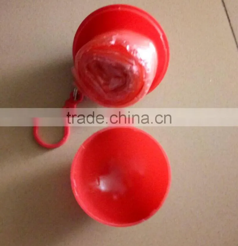 15122808 poncho ball,plastic ball for poncho,plastic ball for raincoat