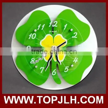 2017 China suppliers TOPJLH mini wood frame sublimation wall clocks