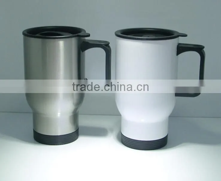silk screen printing Double wall 16OZ stainless steel mug / travel mug / auto mug