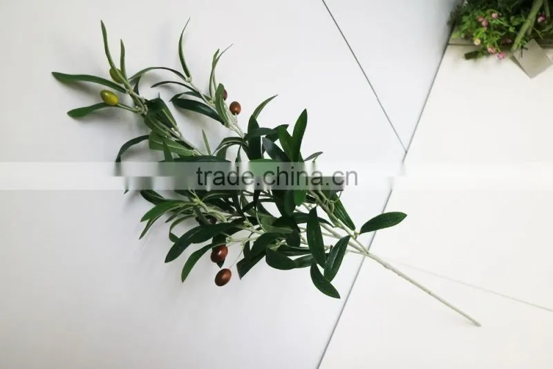 Artificial Olive Branch Silk Olive Branch Plastic Olive Branch