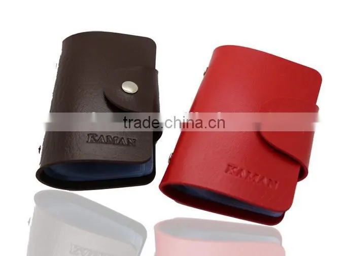 PU imitation leather Fashionable leather PU credit card pocket