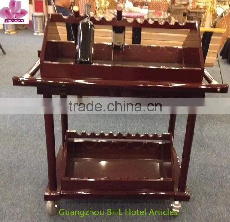 Red wine and liquor serving cart for restaurant C-14