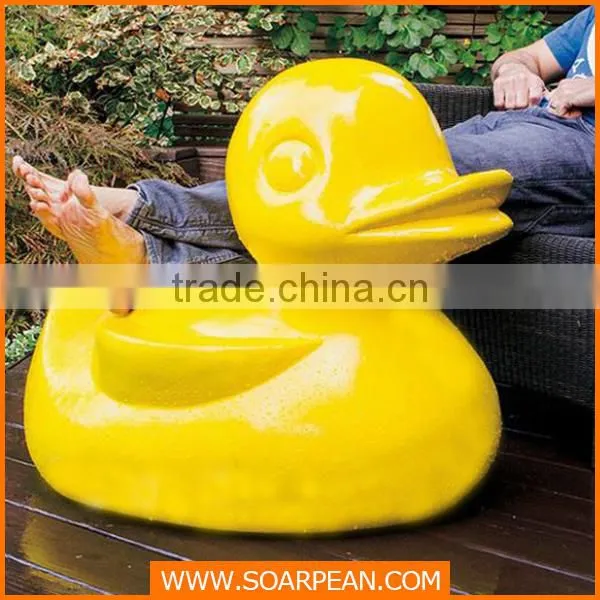 life size garden cartoon duck statue