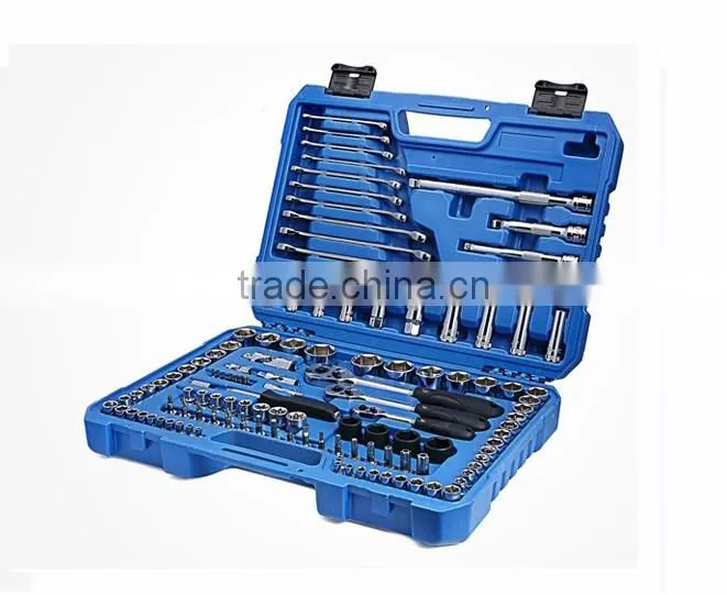 121pcs 1/4,3/8,1/2 Drive Standard Metric Socket Wrench Set