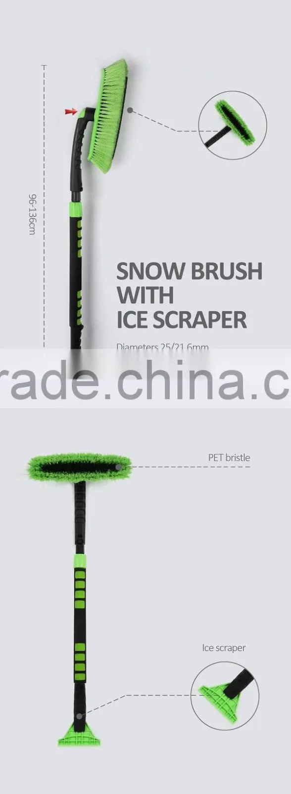 snow brush with ice scraper
