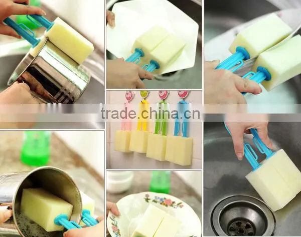 Multifunctional sponge Cup/Bottle Brush and kitchen cleaning Brush