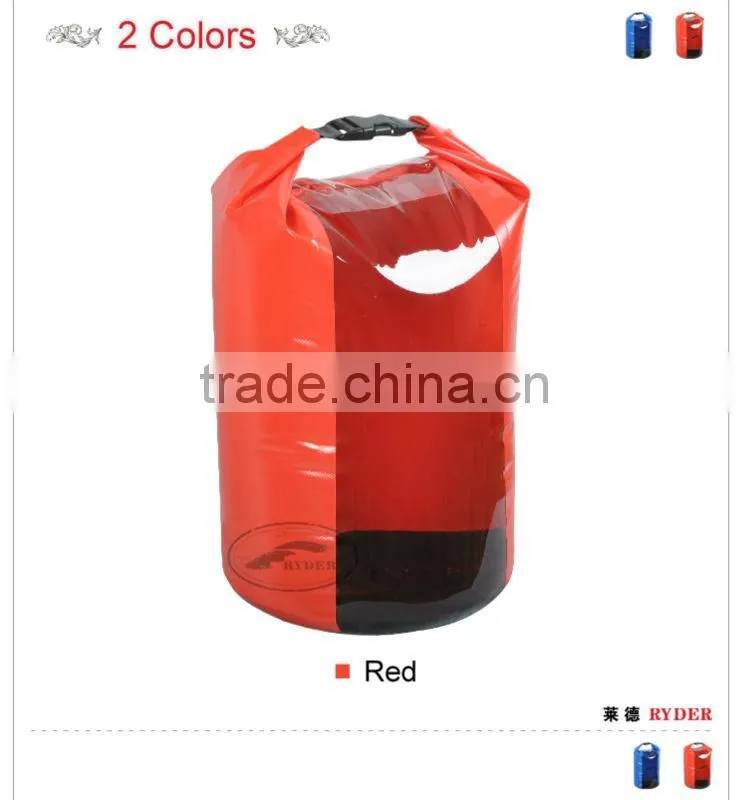 250D Tarpaulin Coated PVC Transparent Shoulder Bag