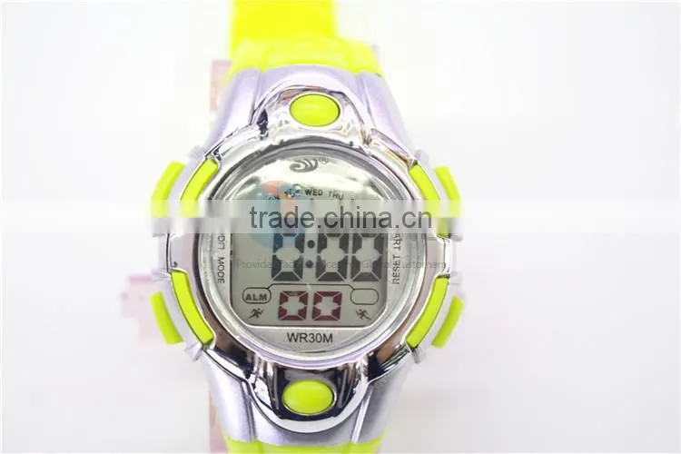 Wholesale Green Waterproof Electronic Watch
