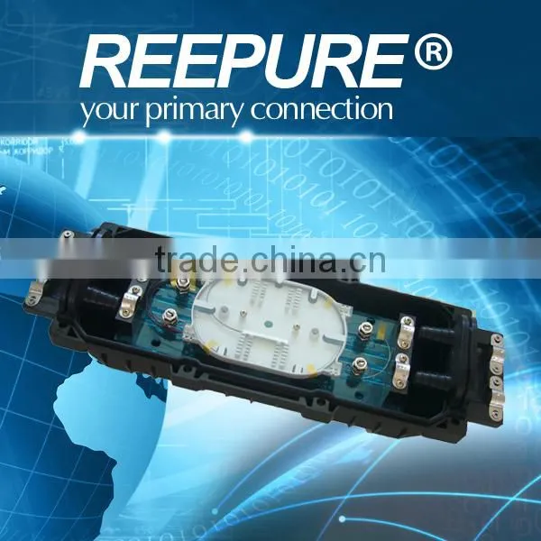 Fibre optic Splice Closure with 2 inlets/outlets