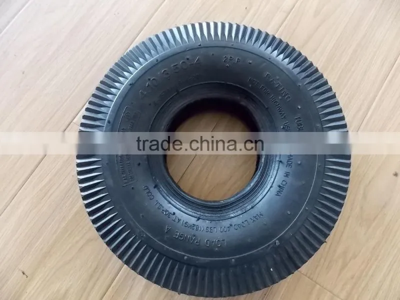 America Market hot sale tool cart wheel tyre 4.10/3.50-4