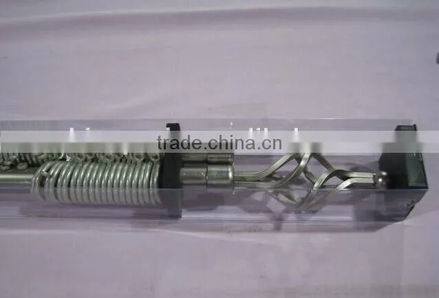 satin nickle metal curtain rod with popular finals with best quality