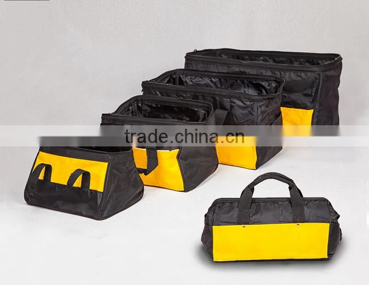 Large capacity fold electrical tool kit bag