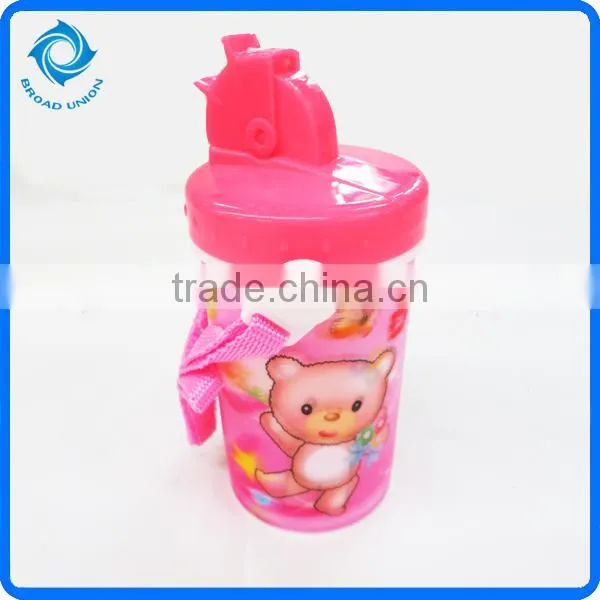 Hot Sport Water Bottle For Kids With Straw