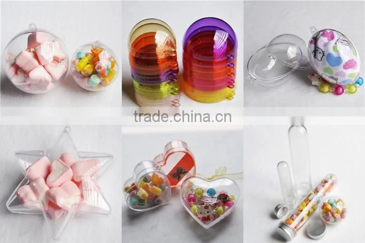 Candy Plastic Ball Shape Plastic Container