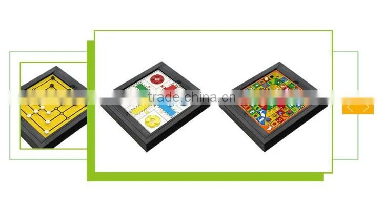 New design 12 in 1 magnetic chess board game for children