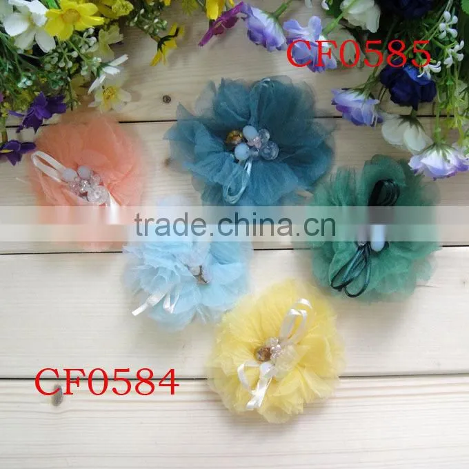CF 0729 Teenage mini cheap boutique sequin wholesale hair bows