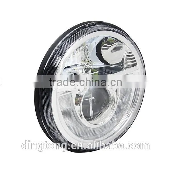 Daytime running lamps motorcycle e mark 7" Round LED Headlamps ip67