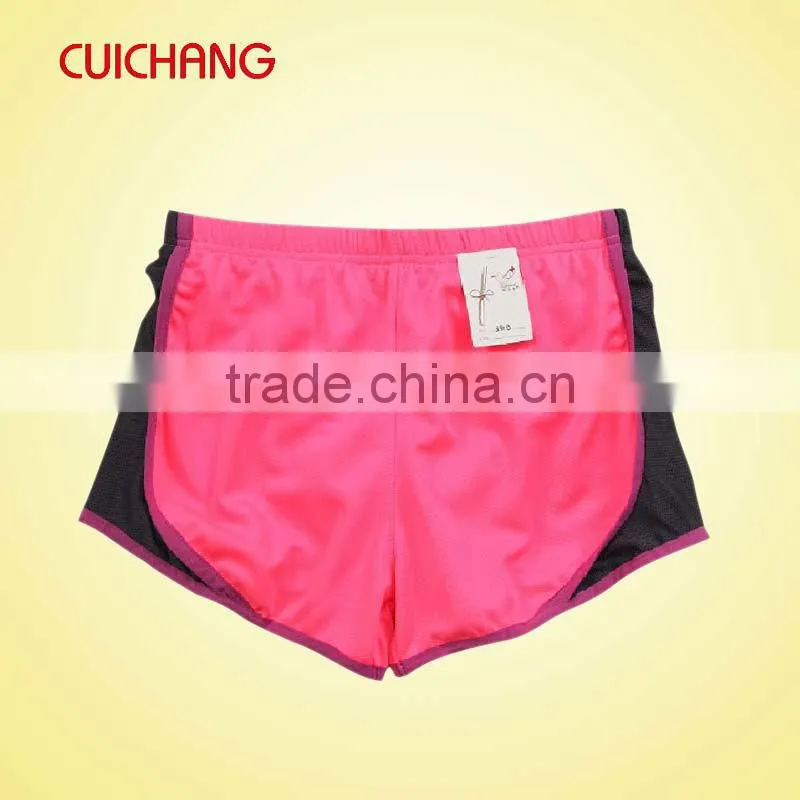 100% cotton mens running shorts,red running short, new design short