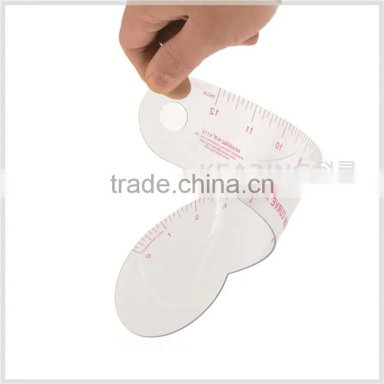 Kearing High Quality Metal Form Curve 12'' Imperial Aluminum Vary Form Curve Rulers # 6112A