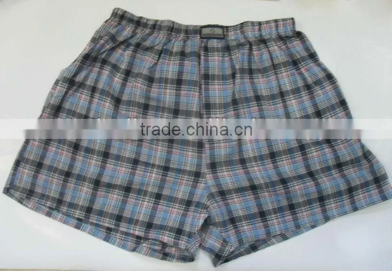 cotton woven men's beach shorts
