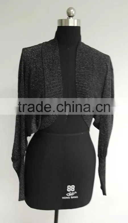 Fashion ladies long sleeve waistcoat/poncho sweater