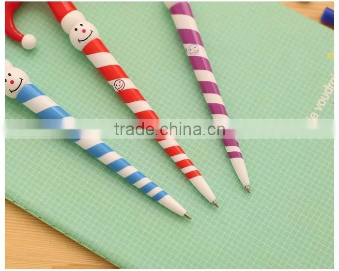 0.5mm plastic ballpoint pen creative umbrella shape gel pen office & student pen