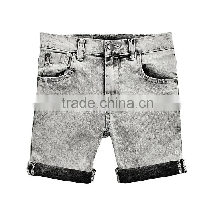 2017 Latest designer new style fancy hand brush wholesale kids jeans for sale