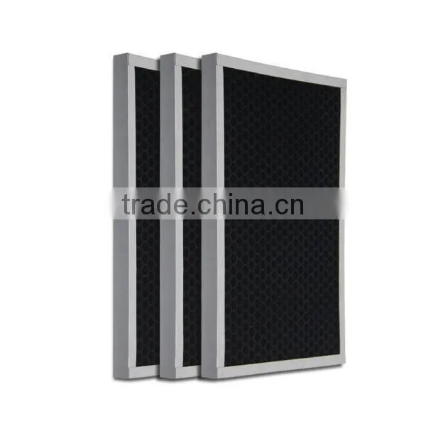 For Chemical industry; Hospital application Odor removal filtration panel g3(EN779) carbon hepa air filter