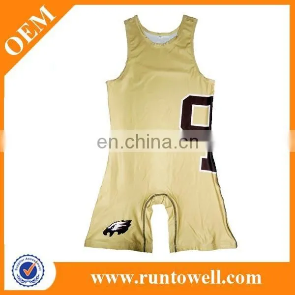 2014Fashion Custom design sublimation wrestling jersey,sumblimation wrestling singlet