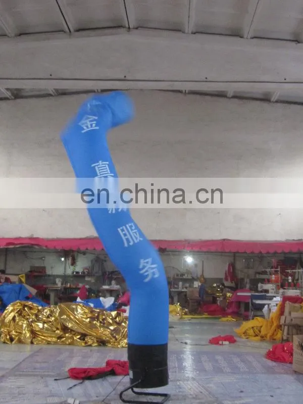 multicolor led lighting advertising mini inflatable air dancers of pillar