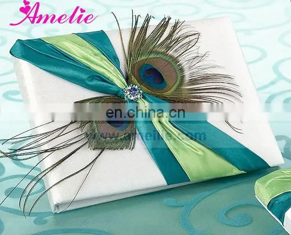 Peacock Collection Wedding Guest Book