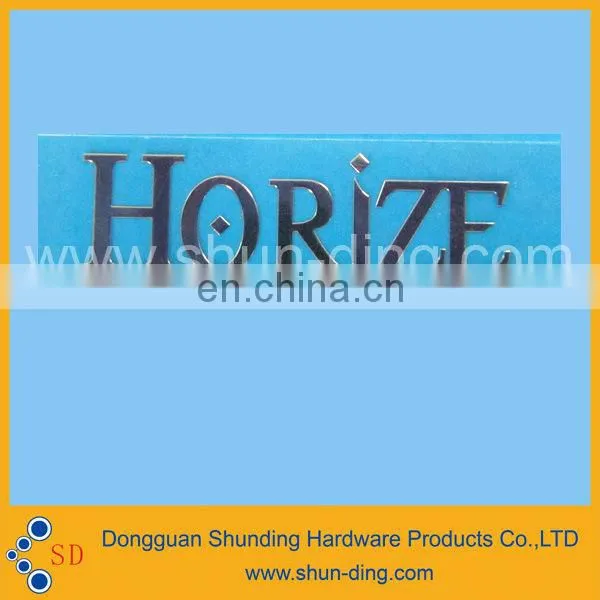 Free tooling charge electroforming nickel computer logo sticker