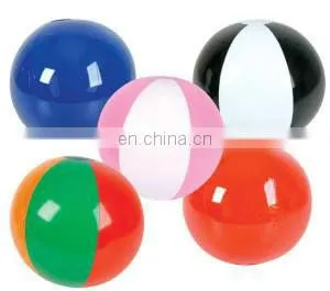 Plastic PVC Inflatable Beach Ball With Logo Printed For Advertision