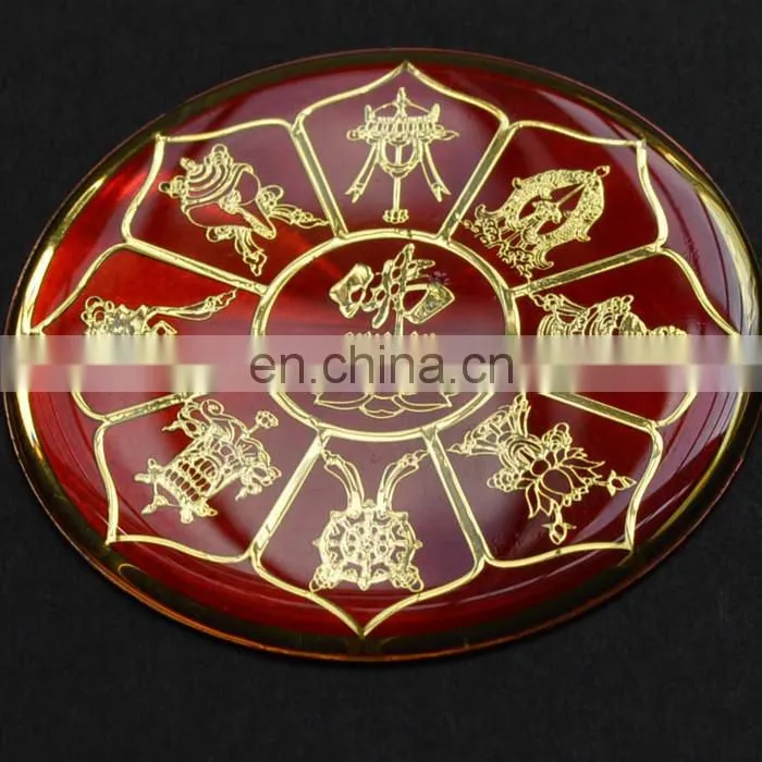 Vivid decorative self adhesive 3d printing epoxy resin labels