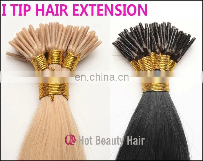european remy i tip human hair extensions offer many colors
