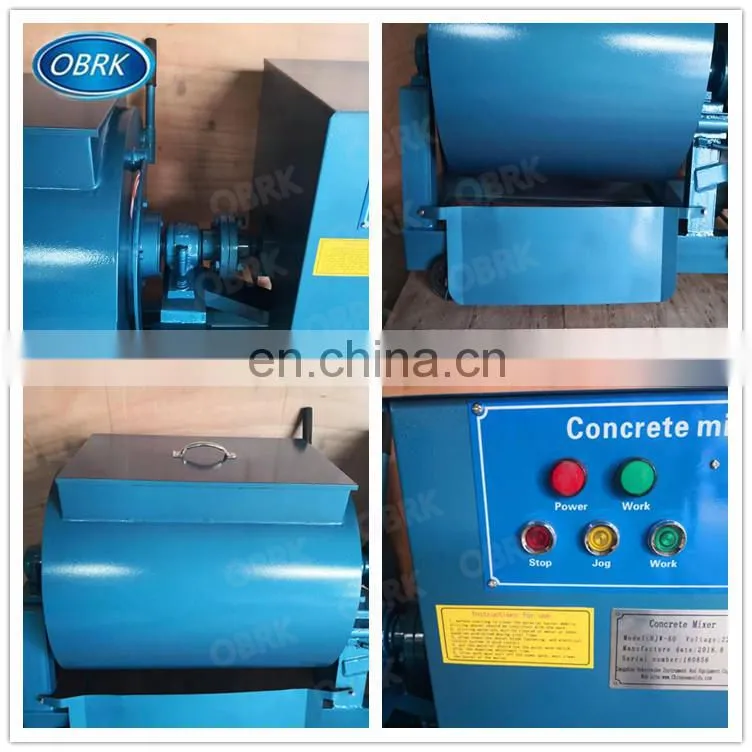 Lab Single Horizontal Axles Forced Concrete Mixer For Sale