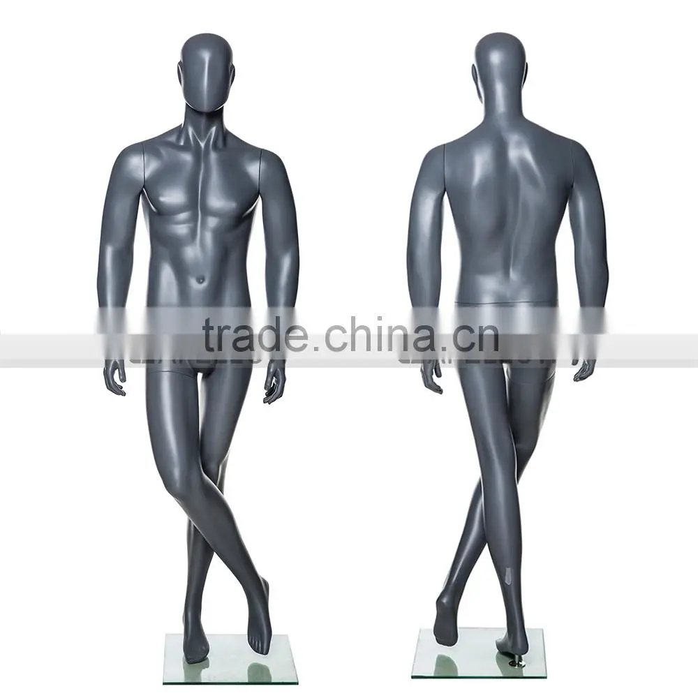 Full Body Fiber Glass Male Mannequin with abstract head sale